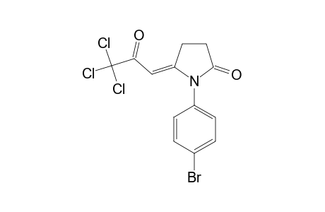 1-(4'-BROMOPHENYL)-5-(3,3,3-TRICHLORO-2-OXO-PROPYLIDENE)-PYRROLIDIN-2-ONE