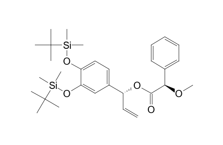 (-)-(1''R,2R)-(1-(3,4-Bis(tert-butyldimethylsilyloxy)phenyl)allyl) 2-methoxy-2-phenylacetate