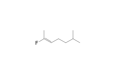 trans-2-Fluoro-6-methyl-2-heptene