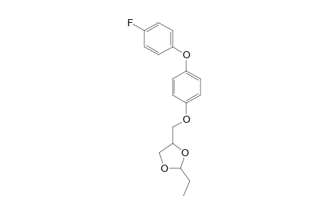 1,3-Dioxolane, 2-ethyl-4-[[4-(4-fluorophenoxy)phenoxy]methyl]-