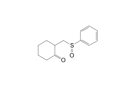 2-Benzenesulfinylmethyl-cyclohexanone