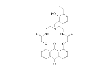 12-[(3-ethyl-2-hydroxyphenyl)methyl]-6,18-dioxa-9,12,15-triazatetracyclo[21.3.1.0(5,26).0(19,24)]heptacosa-1(26),2,4,19,21,23-hexaene-8,16,25,27-tetrone