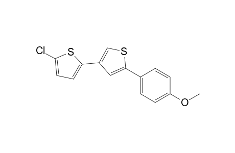 5-Chloro-5'-(p-methoxyphenyl)-2,3'-bithiophene