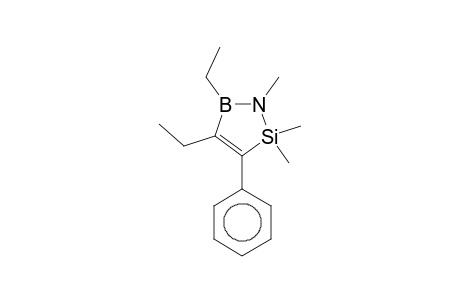 1-Aza-2-sila-5-boracyclopent-3-ene, 4,5-diethyl-1,2,2-trimethyl-3-phenyl-