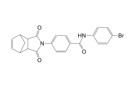 N-(4-bromophenyl)-4-(3,5-dioxo-4-azatricyclo[5.2.1.0~2,6~]dec-8-en-4-yl)benzamide
