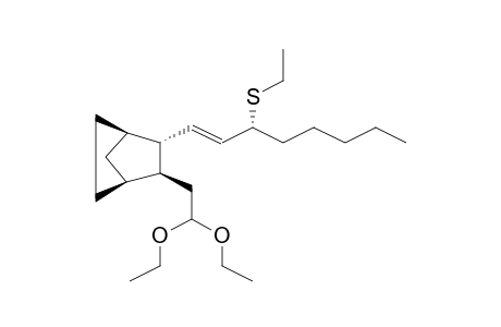 (1S,2S,3R,4R)-2-[3(S)-ETHYLMERCAPTOOCT-1E-ENYL]-3-(2,2-DIETHOXYETHYL)BICYCLO[2.2.1]HEPTANE