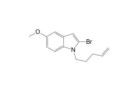 N-(Pent-4'-en)-2-bromo-5-methoxyindole