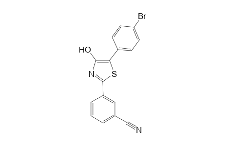 3-[5-(4-Bromophenyl)-4-hydroxythiazol-2-yl]benzonitrile