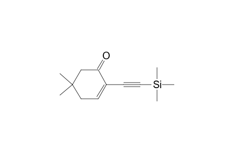 5,5-dimethyl-2-(2-trimethylsilylethynyl)-1-cyclohex-2-enone