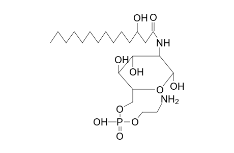 6-O-(2-AMINOETHYL)PHOSPHONO-2-(3-HYDROXYMYRISTOYLAMIDO)-2-DEOXY-BETA-D-GLUCOPYRANOSE