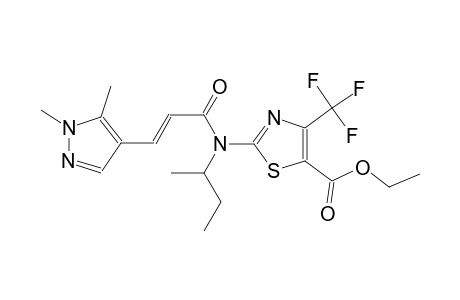 ethyl 2-{sec-butyl[(2E)-3-(1,5-dimethyl-1H-pyrazol-4-yl)-2-propenoyl]amino}-4-(trifluoromethyl)-1,3-thiazole-5-carboxylate