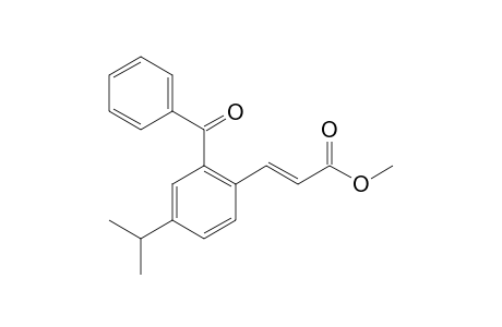 (E)-Methyl 3-(2-Benzoyl-4-isopropylphenyl)acrylate