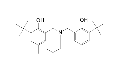 Phenol, 2-(1,1-dimethylethyl)-6-[[[[3-(1,1-dimethylethyl)-2-hydroxy-5-methylphenyl]methyl](2-methylpropyl)amino]methyl]-4-methyl-