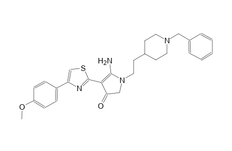 3H-pyrrol-3-one, 5-amino-1,2-dihydro-4-[4-(4-methoxyphenyl)-2-thiazolyl]-1-[2-[1-(phenylmethyl)-4-piperidinyl]ethyl]-