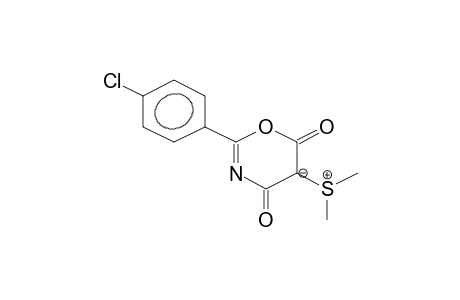 5-DIMETHYLSULPHONIO-2-(PARA-CHLOROPHENYL)-4,6-DIOXO-1,3-OXAZIN-5-YDE