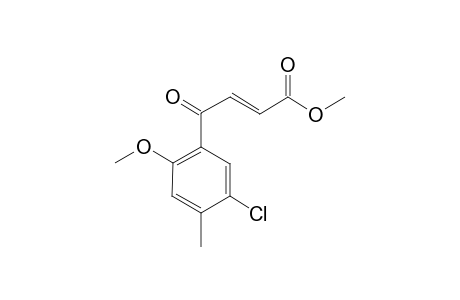 (E)-4-(5-chloro-2-methoxy-4-methyl-phenyl)-4-keto-but-2-enoic acid methyl ester