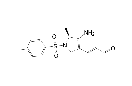 1-[(5S)-4'-Amino-5'-methyl-1'-tosyl-2',5'-dihydro-1H-pyrrol-3'-yl]propenone