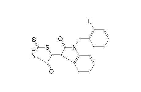 2H-indol-2-one, 1-[(2-fluorophenyl)methyl]-1,3-dihydro-3-(4-oxo-2-thioxo-5-thiazolidinylidene)-, (3Z)-