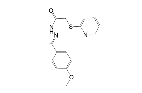 N'-[(E)-1-(4-methoxyphenyl)ethylidene]-2-(2-pyridinylsulfanyl)acetohydrazide