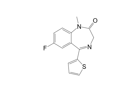 1-Methyl-7-fluoro-5-(2'-thienyl)-1,3-dihydrobenzo[e][1,4]diazepin-2-one
