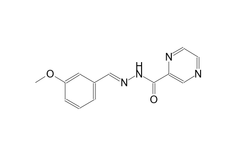 2-pyrazinecarboxylic acid, 2-[(E)-(3-methoxyphenyl)methylidene]hydrazide