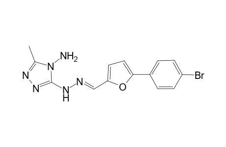 5-(4-bromophenyl)-2-furaldehyde (4-amino-5-methyl-4H-1,2,4-triazol-3-yl)hydrazone