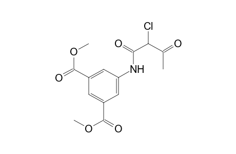 1,3-Benzenedicarboxylic acid, 5-[(2-chloro-1,3-dioxobutyl)amino]-, dimethyl ester