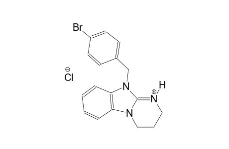 10-(4-bromobenzyl)-2,3,4,10-tetrahydropyrimido[1,2-a]benzimidazol-1-ium chloride