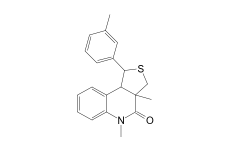 3a,5-Dimethyl-1-m-tolyl-1,3,3a,9b-tetrahydrothieno[3,4-c]quinolin-4(5H)-one