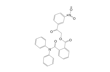 benzoic acid, 2-[(diphenylamino)carbonyl]-, 2-(3-nitrophenyl)-2-oxoethyl ester