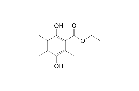 Ethyl 3,5,6-trimethyl-p-dihydrobenzoquinone-2-carboxylate