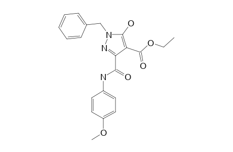ETHYL-1-BENZYL-5-HYDROXY-3-[N-(4-METHOXYPHENYL)-CARBAMOYL]-1H-PYRAZOLE-4-CARBOXYLATE