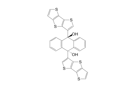 (trans)-9,10-bis(Dithieno[3,2-b : 2',3'-d]thienyl)-9,10-dihydroxy-9,10-dihydroanthracene