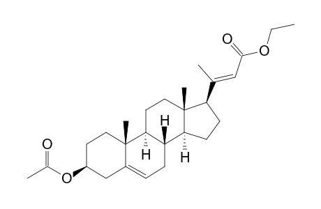 ETHYL-3-BETA-ACETOXY-NORCHOLA-5,20(22)(E)-DIEN-24-OATE