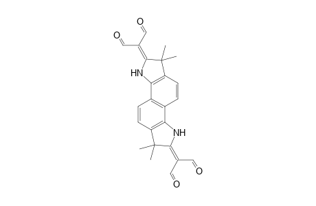 2,2'-(1,1,6,6-Tetramethylindolo[7,6-g]indole-2,7(1H,3H,6H,8H)-diylidene)dimalonaldehyde