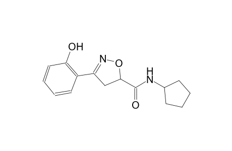 5-isoxazolecarboxamide, N-cyclopentyl-4,5-dihydro-3-(2-hydroxyphenyl)-
