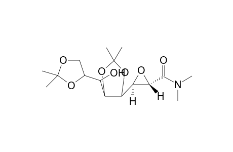 N,N-Dimethyl-2,3-anhydro-4,5:7,8-di-O-isopropylidene-D-erythro-L-gluco-octonamide