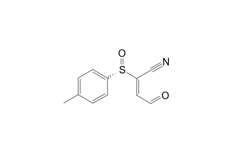 (2E,(Ss))-2-[(4-Methylphenyl)sulfinyl]-4-oxobut-2-enenitrile