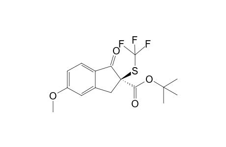 (2S)-tert-Butyl 2-trifluoromethanesulfenyl-5-methoxy-1-oxoindan-2-carboxylate
