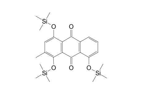 1,4,5-Trihydroxy-3-methylanthraquinone triTMS