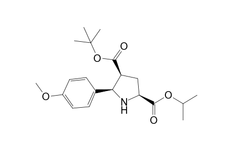 (2S,4S,5R)-5-(4-methoxy-phenyl)-pyrrolidine-2,4-dicarboxylic acid 4-tert-butyl ester 2-isopropyl ester