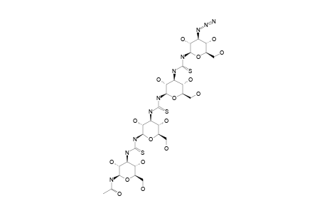 #37;N-ACETYL-3-DEOXY-3-[N'-[3-DEOXY-3-[N'-[3-DEOXY-3-[N'-(2,4,6-TRI-3-AZIDO-3-DEOXY-BETA-D-GLUCOPYRANOSYL)-THIOUREIDO]-BETA-D-GLUCOPYRANOSYL]-THIOUREIDO