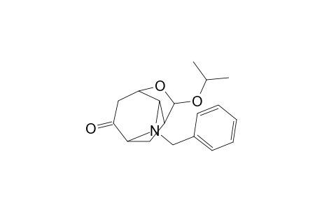 9-Benzyl-6-exo-1-methylethoxy-5-oxa-9-azatricyclo[5.2.1.0(4,8)]decan-2-one