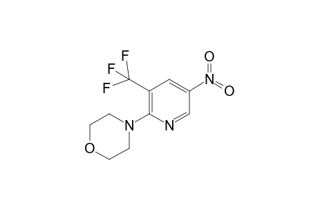 4-[5-Nitro-3-(trifluoromethyl)-2-pyridinyl]morpholine