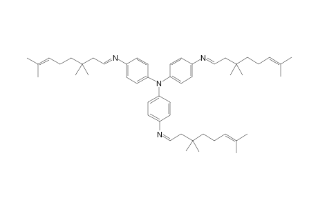 4,4',4"-tris(3',3',7'-Trimethyl-6'-octenylideneamino)-triphenylamine