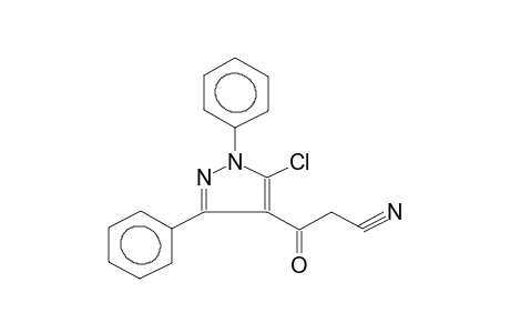 1,3-DIPHENYL-5-CHLORO-4-CYANOACETYLPYRAZOLE