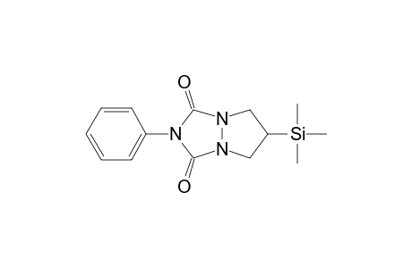 2-Phenyl-6-trimethylsilyl-6,7-dihydro-5H-pyrazolo[1,2-a][1,2,4]triazole-1,3-dione