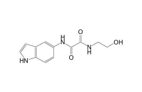 ethanediamide, N~1~-(2-hydroxyethyl)-N~2~-(1H-indol-5-yl)-