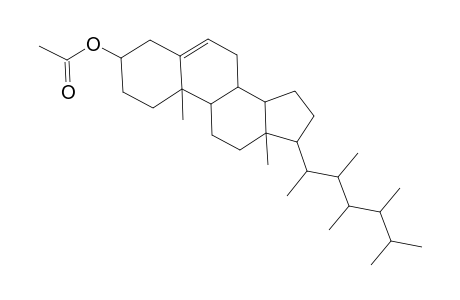 Ergost-5-en-3-ol, 22,23-dimethyl-, acetate, (3.beta.)-