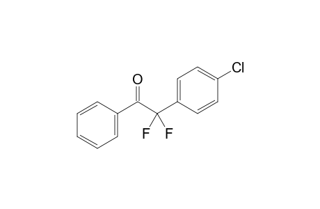2,2-Difluoro-2-(4-chlorophenyl)-1-phenylethanone